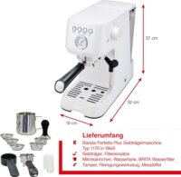 Solis Barista Perfetta Plus Barista kávéfőző 1700 Watt - Fehér