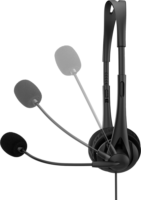 HP 428H5AA#ABB Vezetékes Fejhallgató Headset - Fekete