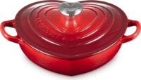 Le Creuset Heart Szív alakú Öntöttvas Sütőedény 20cm - Piros