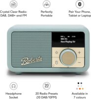 Roberts Radio Petite 2 Bluetooth hordozható FM/DAB/DAB+ Zsebrádió - Kék