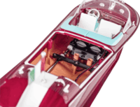 Carson RTR Bella Luisa 2,4G Távirányítós motorcsónak - Piros