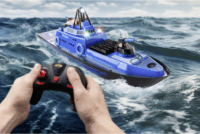 Carson RTR 2,4G Távirányítós rendőrcsónak - Kék