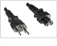 Energy NN CB-3-S 230V Svájci-J - C5 Hálózati tápkábel 1.8m - Fekete