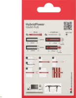 Fischer 577392 HybridPower Tipli és csavar készlet Ø10x90 FUS (4db/csomag)