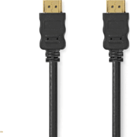 Nedis CVGL34060BK05 HDMI - HDMI 4K 60Hz Kábel 0,5m - Fekete