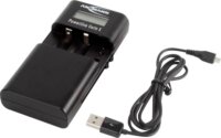 Ansmann Powerline Vario X Univerzális Akkumulátor Töltő Li-Ion / Li-Po / NiMH + USB kábel