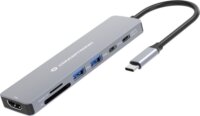 Conceptronic DONN28G 7-in-1 Univerzális USB-C Laptop Dokkoló Állomás