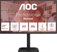 AOC 27" Q27E4U 16:9 WQHD IPS Monitor - Fekete