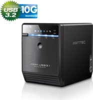 FANTEC QB-35U31 4× 3,5" USB 3.1 Gen1 Külső HDD ház - Fekete