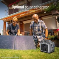 FANTEC PGS-300 Hordozható Power Station & Napelem Generátor 296 Wh - Fekete