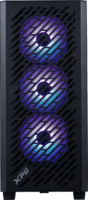 ADATA XPG VALOR AIR PRO Midi Torony számítógéphéz + 4db 12mm ventilátor - Fekete