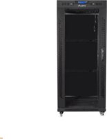 Lanberg 19" Álló rack szekrény 27U 600x600mm - Fekete