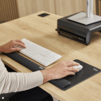 Fellowes 100142555 Breyta Egérpad 240 x 200 mm - Fekete