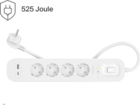 Belkin 250V Túlfeszültség védő elosztó 4 aljzatos 2m - Fehér