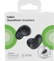 Belkin AUC014HQBK Bluetooth Fülhallgató Töltőtokban - Fekete