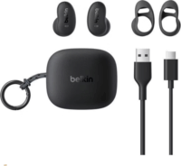 Belkin AUC014HQBK Bluetooth Fülhallgató Töltőtokban - Fekete