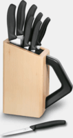 Victorinox Classic Rozsdamentes acél késkészlet 8 darabos - Fekete / Barna