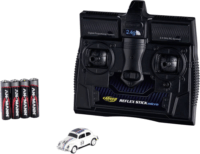 Carson RTR VW Beetle Bogár Rallye Távirányítós autó LED fénnyel 2,4G 1:87 - Fehér