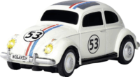 Carson RTR VW Beetle Bogár Rallye Távirányítós autó LED fénnyel 2,4G 1:87 - Fehér