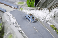 Carson RTR VW Bogár Beetle Wintersport Távirányítós autó LED fénnyel 2,4G 1:87 - Kék