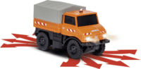 Carson RTR MB Unimog U406 Távirányítós teherautó 1:87 - Narancs