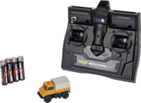 Carson RTR MB Unimog U406 Távirányítós teherautó 1:87 - Narancs