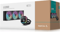 DeepCool LQ360 360mm Ultra ARGB All In One Univerzális CPU Vízhűtés - Fekete