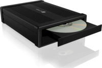 ICY BOX IB-525-U3 USB 3.2 Külső Optikai meghajtó ház 5,25" - Fekete