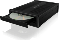 ICY BOX IB-525-U3 USB 3.2 Külső Optikai meghajtó ház 5,25" - Fekete