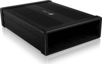ICY BOX IB-525-U3 USB 3.2 Külső Optikai meghajtó ház 5,25" - Fekete