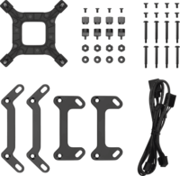 DeepCool LM240 240mm ARGB All In One Univerzális CPU Vízhűtés - Fekete
