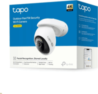 TP-Link Smart WiFi 4K UHD 360° forgatható napelemes Okos Kamera - Fehér