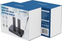 Gembird DD2‑U3M2 SSD Dokkoló állomás (USB-C - M.2 NVMe & SATA)