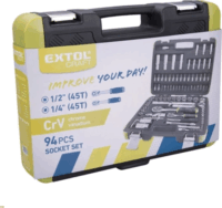 Extol Craft 918094 Dugókulcs készlet (94db / csomag)