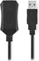 Nedis CCGL60EXTBK50 USB-A apa - USB-A anya hosszabító 5m - Fekete
