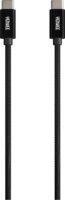 Yenkee YCUC02BK USB-C apa - USB-C apa adat és töltő kábel 0,2m - Fekete