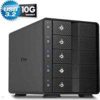 Fantec MB-X5U31H 3,5" USB 3.2 Külső HDD/SSD ház - Fekete