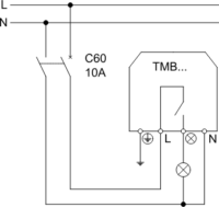 Tracon TMB-112F Infravörös Fali Mozgásérzékelő IP44 12m - Fekete