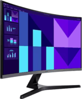 Samsung 27" LS27D392GAUXEN 16:9 FullHD VA Ívelt Monitor - Fekete