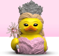 Numskull Tubbz Wicked "Glinda Upland" (Első Kiadás) Gumikacsa Figura 9cm