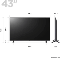 LG 43" 43UR78006LK 16:9 4K UltraHD LED Smart TV