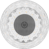 REV LED Cristal Akkus Palackba dugható Asztali Lámpa 13,8 cm - RGBW