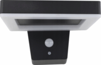 REV Napelemes LED kültéri fali lámpa mozgásérzékelővel - Fekete