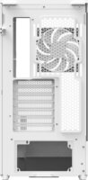 AeroCool P500A Midi Torony Számítógépház + 4db 120 mm ARGB ventilátor - Fehér