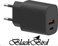 BlackBird USB-C / USB-A Hálózati Adapter 25W - Fekete