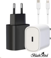 BlackBird USB-C Hálózati Adapter 25W + Lightning kábel 1m - Fehér