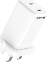 Sandberg 441-62 65W 2x USB-C Hálózati Gyorstöltő - Fekete