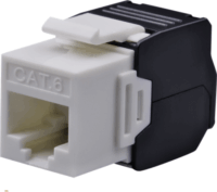 Walisec RJ45-KJ6U-TL UTP RJ45 Toldó (8db/csomag) - Fekete/Fehér