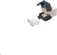 Walisec RJ45-KJ6U-TL UTP RJ45 Toldó (8db/csomag) - Fekete/Fehér