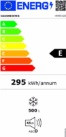 Hausmeister HM3512E Fagyasztóláda 500L - Fehér